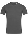 Heren T-shirt V Hals Stedman Clive ST9610 Slate Grey